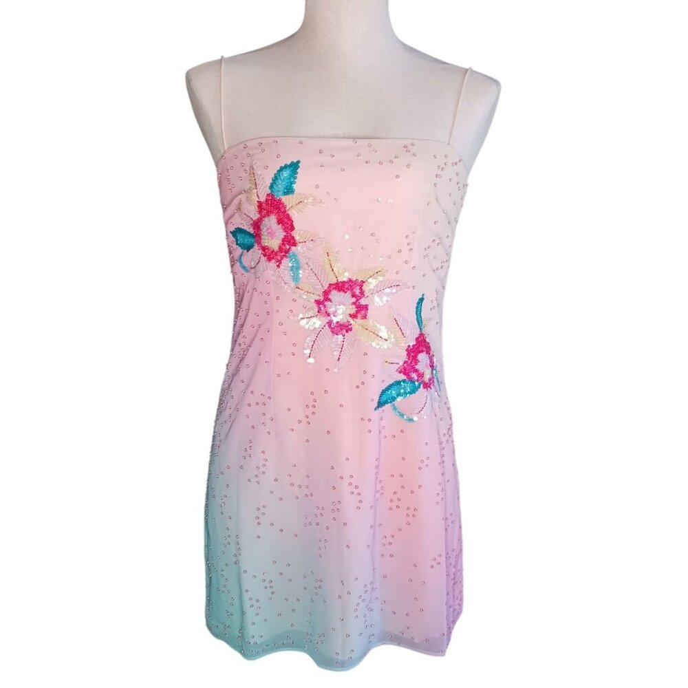 Lovers and Friends Sequin Embellished Ariah Cocktail Mini Dress Sz Small NWT
